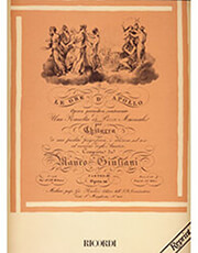 GIULIANI MAURIO - LE ORE D' APOLLO OP. 111