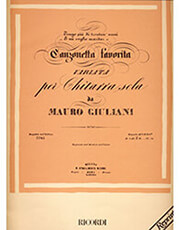 GIULIANI MAURIO- CANZONETTA FAVORITA VARIATA 'TENGO PIU DI TRENTUN' ANNI E MI VOGLIO MARITAR'