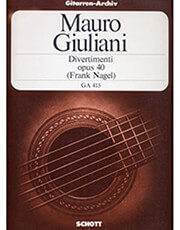 GIULIANI MAURIO - DIVERTIMENTI OPUS 40