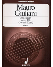 GIULIANI MAURIO - 24 STUDIEN OPUS 100
