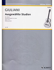 GIULIANI MAURIO - AUSGEWAHLTE STUDIEN