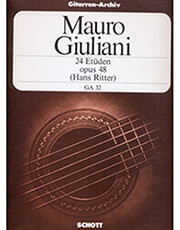 GIULIANI MAURIO- 24 ETUDEN OPUS 48