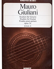 GIULIANI MAURIO- STUDIES FOR GUITAR OPUS 1A