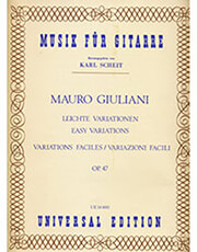 GIULIANI MAURIO- EASY VARIATIONS OP. 47