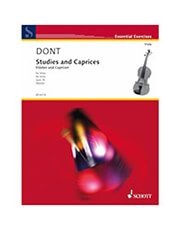 SCHOTT SOHNE DONT - STUDIES AND CAPRICES OP.35
