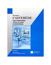 SALABERT JACQUES CASTEREDE - LES INTERVALLES, 13 LECONS DE SOLFEGE, VOL. 1