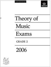 ABRSM THEORY OF MUSIC EXAM 2006 GRADE 2