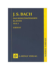 JOHANN SEBASTIAN BACH - WELL TEMPERED CLAVIER BWV 846-869 PART I / STUDIEN EDITION