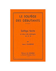 SOLFEGE DES DEBUTANTS - CLES DE SOL ET FA