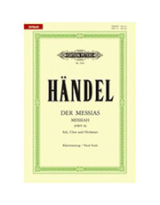 EDITION PETERS HANDEL - DER MESSIAS HWV 56