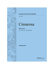 BREITKOPF CIMAROSA - REQUIEM