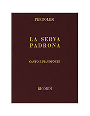 RICORDI PERGOLESI - LA SERVA PARDONA