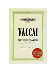 NICOLA VACCAI - METODO PRATICO FOR MEDIUM VOICE (BK/CD)