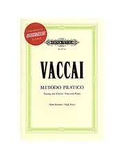 EDITION PETERS VACCAI - METODO PRATICO HIGH VOICE (BK/CD)