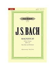 EDITION PETERS BACH J.S. MAGNIFICAT BWV243