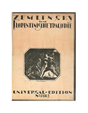UNIVERSAL EDITIONS ZEMLINSKY - EINE FLORENTINISCHE TRAGODIE