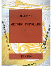 RICORDI METODO POPOLARE PER TAMBURO-MARIANI
