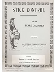 CARL FISCHER STICK CONTROL FOR THE SNARE DRUMMER