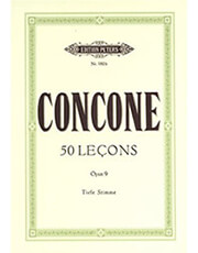 CONCONE 50 LESSONS LOW