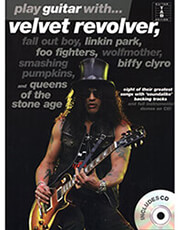 MUSIC SALES PLAY GUITAR WITH VELVET REVOLVER,LINKIN PARK,WOLFMOTHER AND MANY MORE + CD