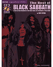 BLACK SABBATH - BEST OF GUITAR SIGNATURE LICKS + CD