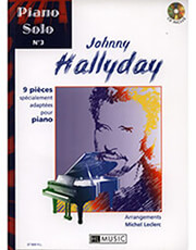 HALLYDAY JOHNNY -9 PIECES POUR PIANO