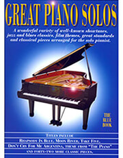 GREAT PIANO SOLOS-BLUE BOOK