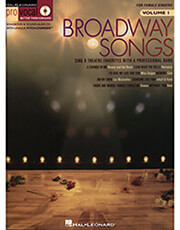 BROADWAY SONGS FOR FEMALE SINGERS-BOOK + CD