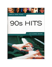 MUSIC SALES REALLY EASY PIANO 90S HITS