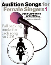 MUSIC SALES AUDITION SONGS FOR FEMALE SINGERS VOL 1 + CD