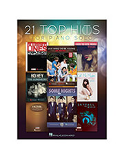 HAL LEONARD 21 TOP HITS FOR PIANO SOLO