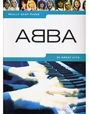 MUSIC SALES REALLY EASY PIANO - ABBA