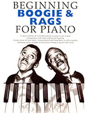 MUSIC SALES BEGINNING BOOGIE &amp; RAGS FOR PIANO