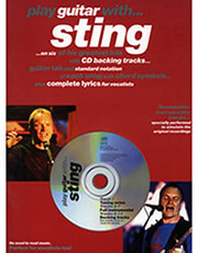 STING PLAY GUITAR WITH - BOOK + CD