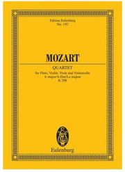 SCHOTT SOHNE MOZART - QUARTET A MAJ. K298