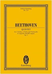 SCHOTT SOHNE BEETHOVEN - QUINTETT OP.4