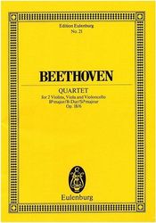 BEETHOVEN - STRING QUARTET OP 18 NO.6