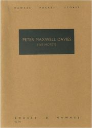 BOOSEY DAVIS  FIVE MOTETS