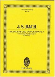 SCHOTT SOHNE BACH - BRANDEBURG CONCERTO NO.4