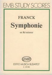 BUDAPEST FRANCK - SYMPHONY IN D MIN.