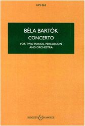 BOOSEY BELLA-BARTOK - CONCERTO 2 PIANOS-PERCUSIO