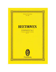 BEETHOVEN - SYMPHONIE NO.5 OP.67 SC/CD