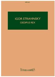 BOOSEY STRAVINSKY - OEDIPUS REX
