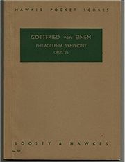 BOOSEY EINEM  PHILADELPHIA SYMPHONY