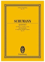 SCHOTT SOHNE SCHUMANN - QUINTET OP.44