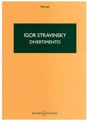 BOOSEY STRAVINSKY - DIVERTIMENTO