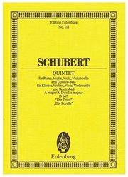 SCHOTT SOHNE SCHUBERT - PIANO QUINTET ''FORELLEN''