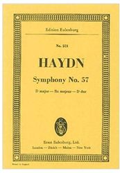 SCHOTT SOHNE HAYDN - SYMPHONY N.57