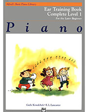 ALFRED ALFRED'S BASIC PIANO LIBRARY-EAR TRAINING COMPLETE LEVEL 1 (A/B)