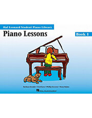 HAL LEONARD STUDENT PIANO LIBRARY - PIANO LESSONS, BOOK 1 / HAL LEONARD